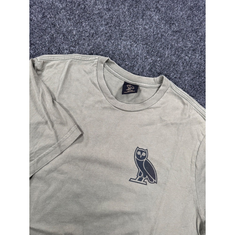 OVO October's Very Own Owl Logo T-Shirt Men's Medium Gray Drake Canada
